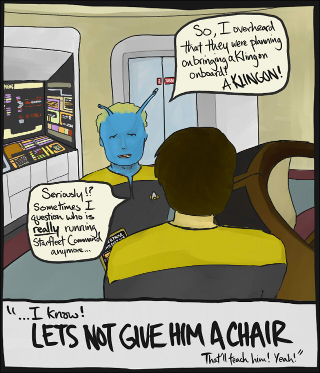 Never liked those Andorians anyways
