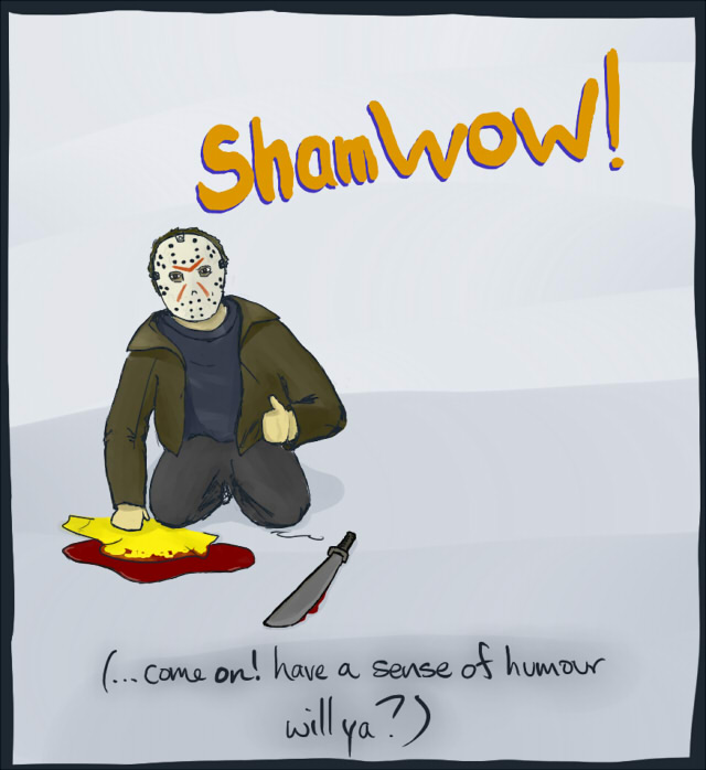 comic jason friday 13 shamwow