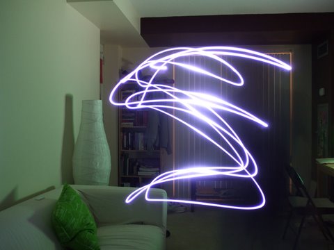 spring 09 slow shutter led light drawings